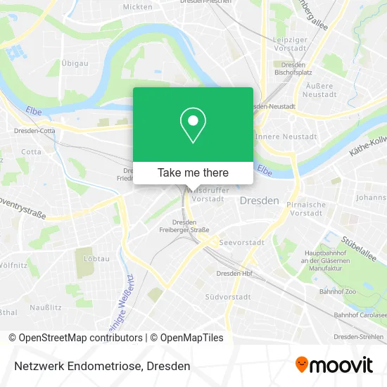 Карта Netzwerk Endometriose