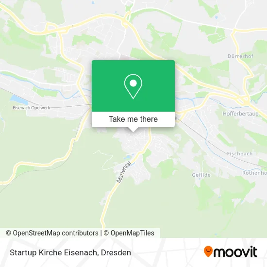 Карта Startup Kirche Eisenach
