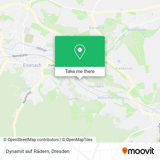 Карта Dynamit auf Rädern