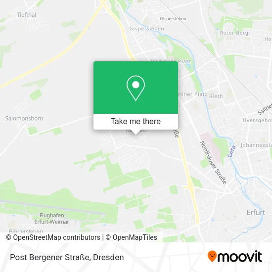 Карта Post Bergener Straße