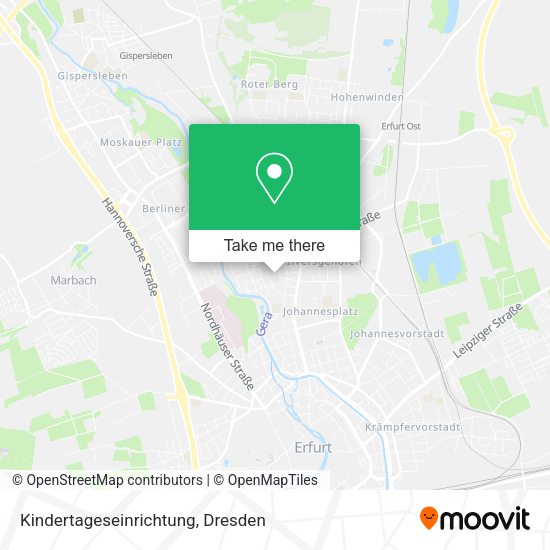 Карта Kindertageseinrichtung