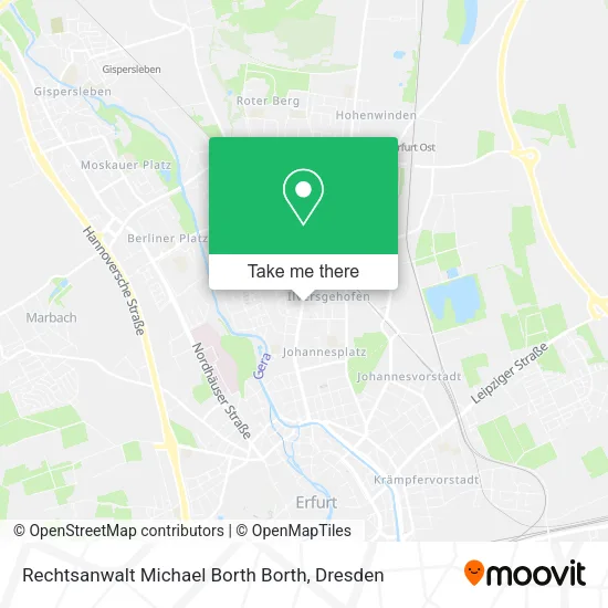 Карта Rechtsanwalt Michael Borth Borth