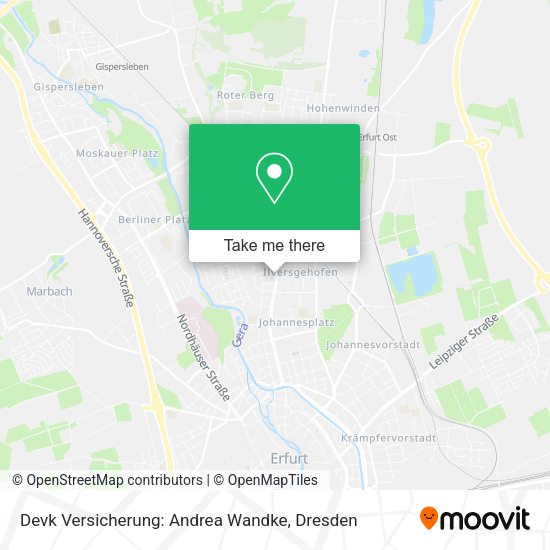 Карта Devk Versicherung: Andrea Wandke
