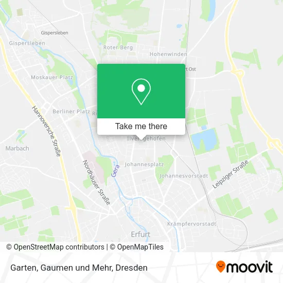 Карта Garten, Gaumen und Mehr