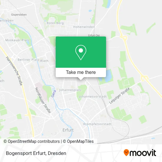 Карта Bogensport Erfurt
