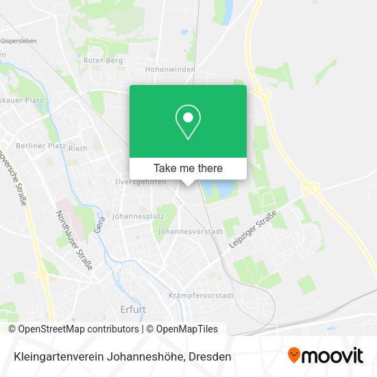 Карта Kleingartenverein Johanneshöhe
