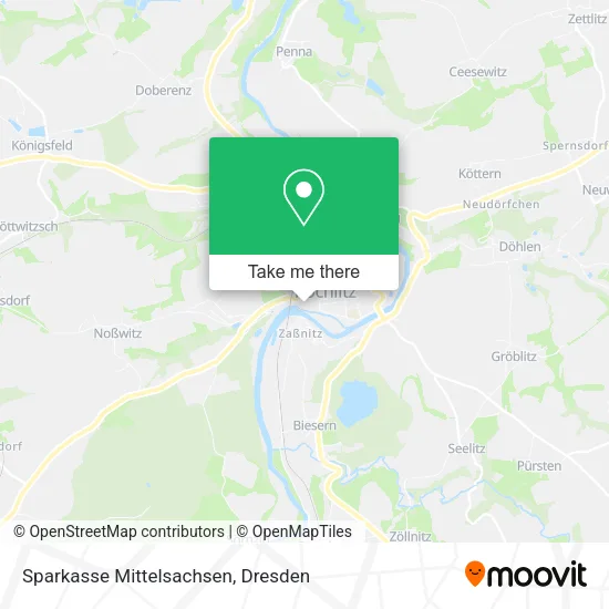 Sparkasse Mittelsachsen map