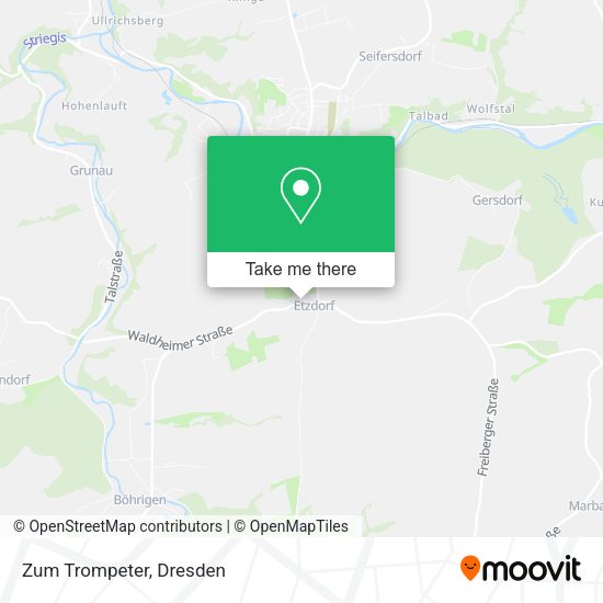 Карта Zum Trompeter
