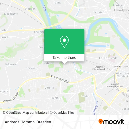 Карта Andreas Homma