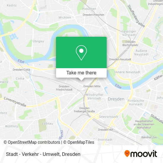 Карта Stadt - Verkehr - Umwelt