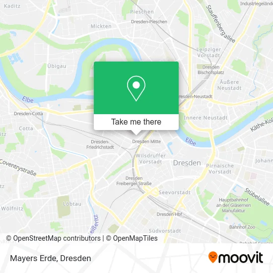 Карта Mayers Erde