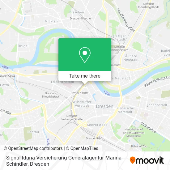 Карта Signal Iduna Versicherung Generalagentur Marina Schindler