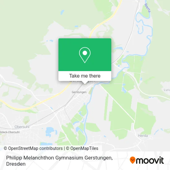 Карта Philipp Melanchthon Gymnasium Gerstungen