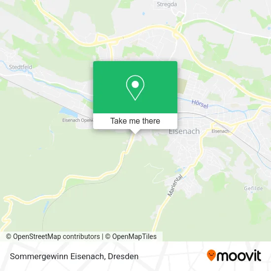 Карта Sommergewinn Eisenach