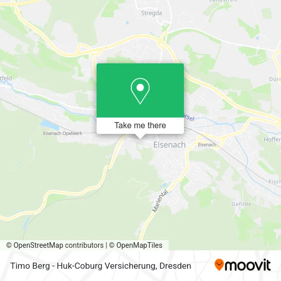 Карта Timo Berg - Huk-Coburg Versicherung