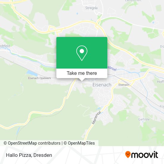 Карта Hallo Pizza