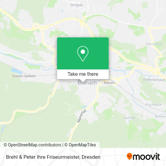 Карта Brehl & Peter Ihre Friseurmeister