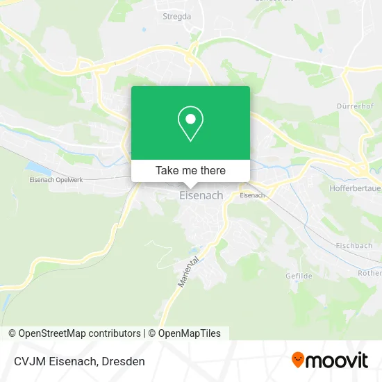 CVJM Eisenach map