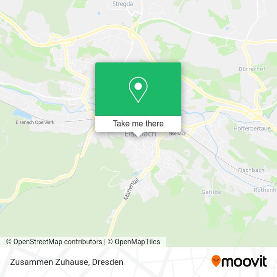 Карта Zusammen Zuhause