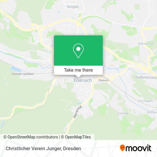 Карта Christlicher Verein Junger