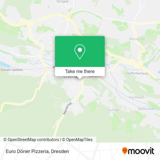 Карта Euro Döner Pizzeria