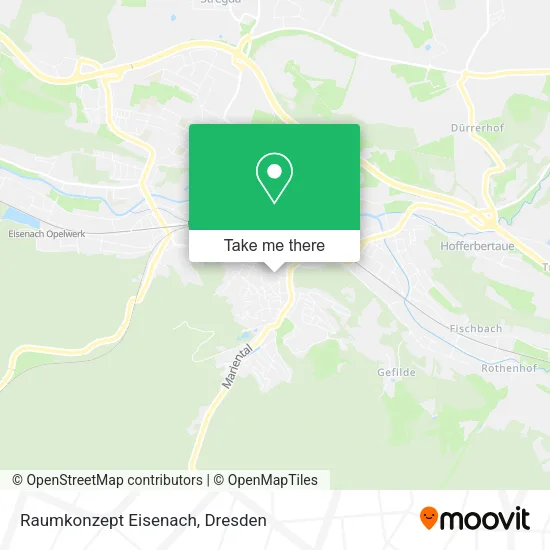 Карта Raumkonzept Eisenach