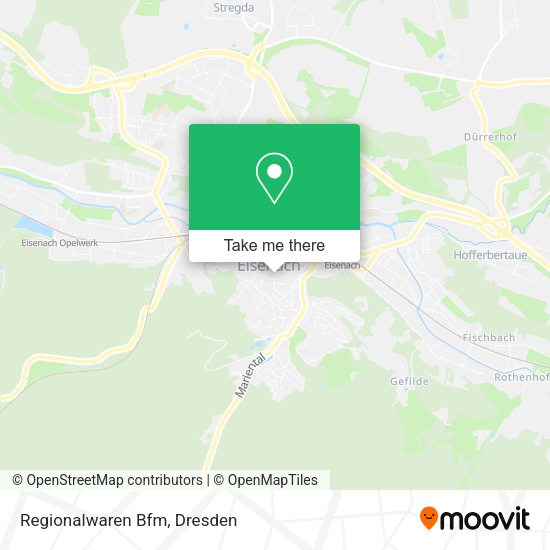 Карта Regionalwaren Bfm