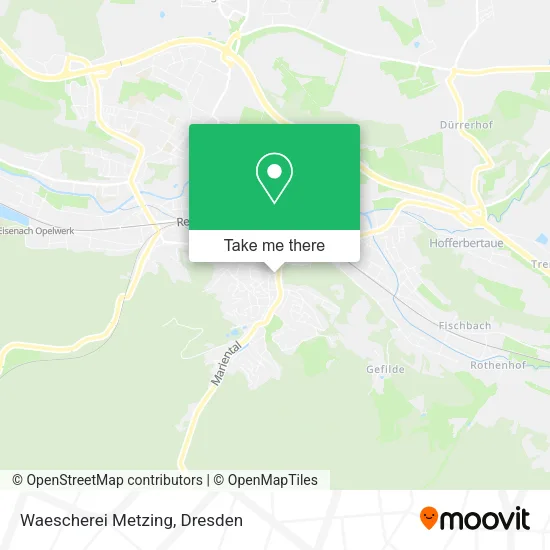 Карта Waescherei Metzing