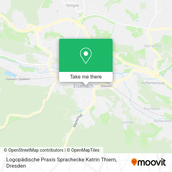 Карта Logopädische Praxis Sprachecke Katrin Thiem