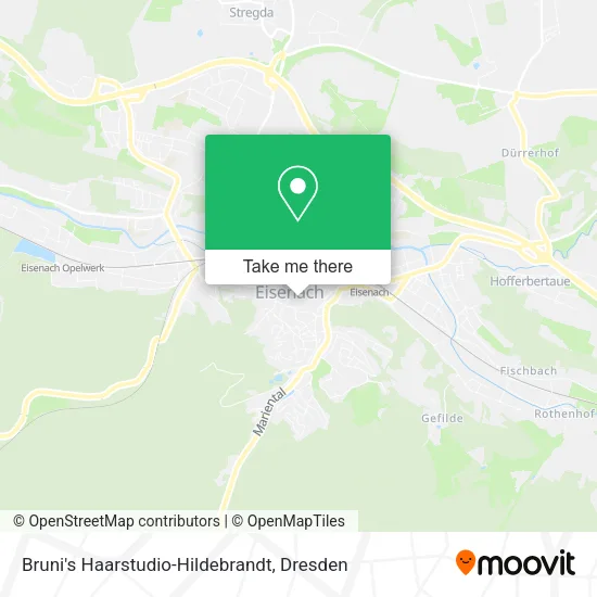 Карта Bruni's Haarstudio-Hildebrandt