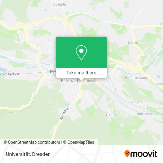 Карта Universität