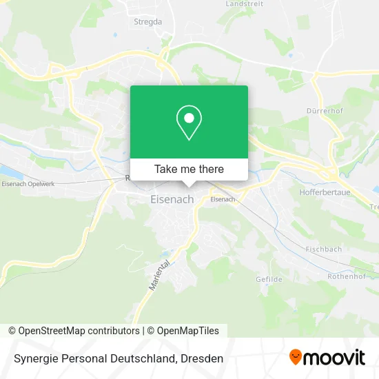 Карта Synergie Personal Deutschland