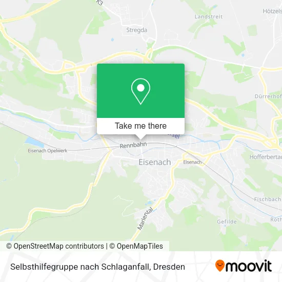 Карта Selbsthilfegruppe nach Schlaganfall