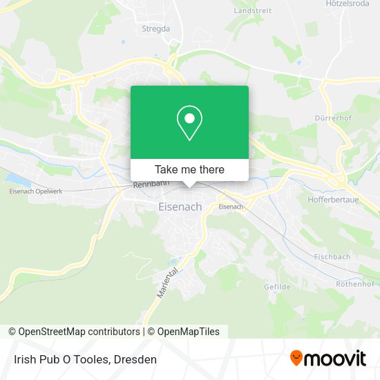 Карта Irish Pub O Tooles