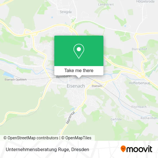Карта Unternehmensberatung Ruge