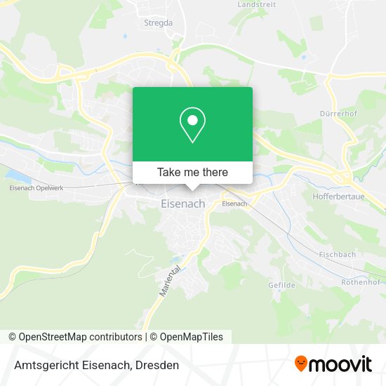 Карта Amtsgericht Eisenach
