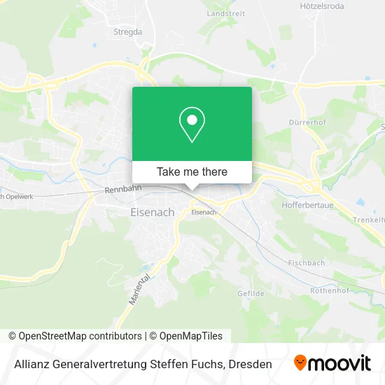 Карта Allianz Generalvertretung Steffen Fuchs
