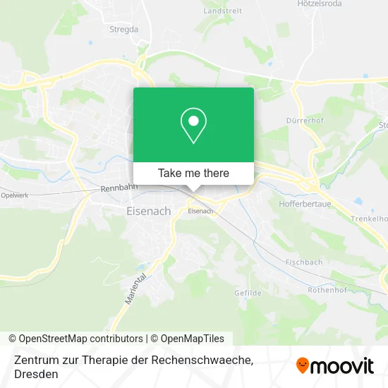 Карта Zentrum zur Therapie der Rechenschwaeche