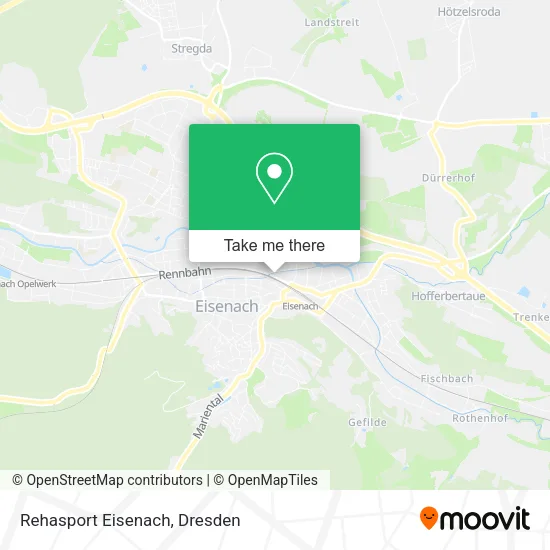 Карта Rehasport Eisenach