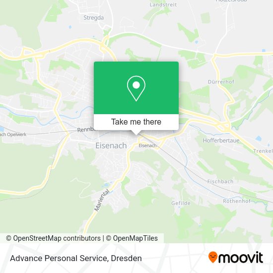 Карта Advance Personal Service