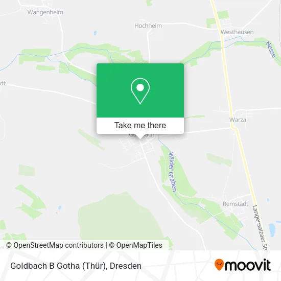 Карта Goldbach B Gotha (Thür)