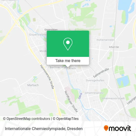 Карта Internationale Chemieolympiade