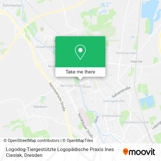 Карта Logodog-Tiergestützte Logopädische Praxis Ines Cieslak