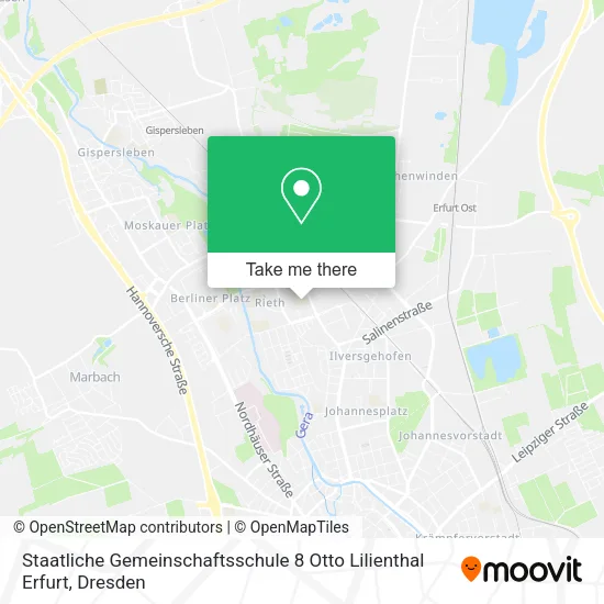 Карта Staatliche Gemeinschaftsschule 8 Otto Lilienthal Erfurt