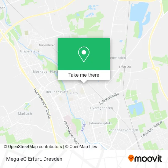 Карта Mega eG Erfurt