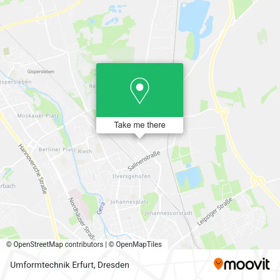 Карта Umformtechnik Erfurt