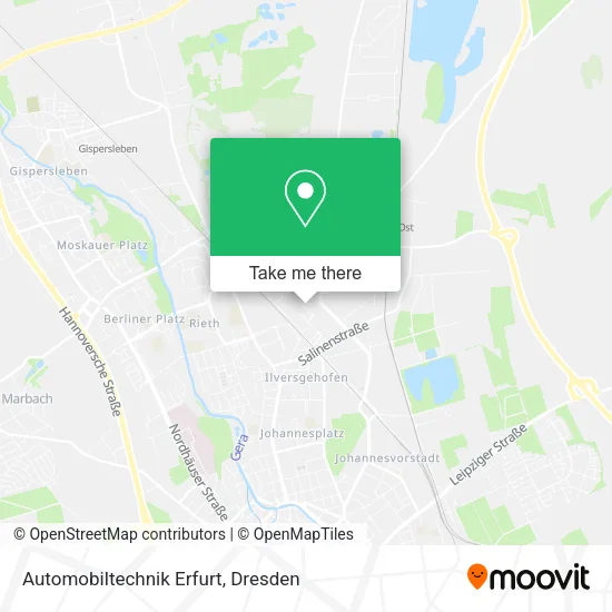 Карта Automobiltechnik Erfurt