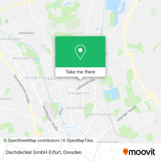 Карта Dachdecker GmbH Erfurt