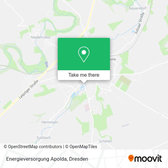 Карта Energieversorgung Apolda