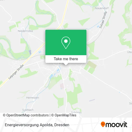 Карта Energieversorgung Apolda